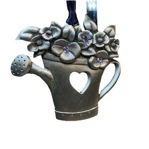 Gloria Duchin Genuine Pewter Ornaments‎ Watering Can Metal Christmas B#18